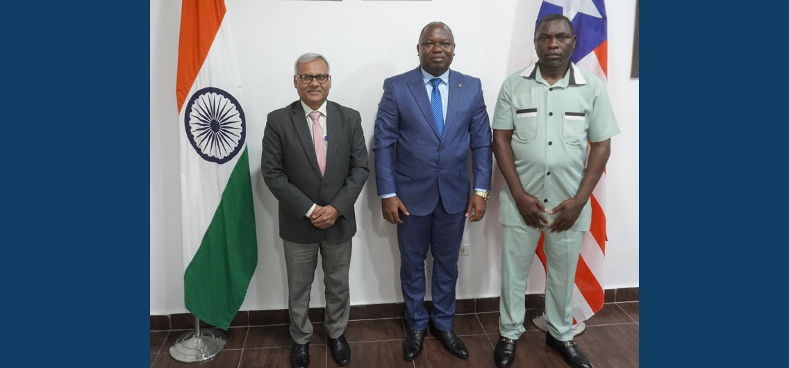 Meeting of Ambassador with Hon. Nehker E. Gaye, Chairman of House Committee on Foreign Affairs and Hon. Anthony F. Williams, Representative, Maryland County - 22 April 2026.